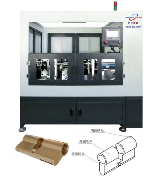 點擊查看詳細信息<br>標(biāo)題：JZ-12.7C自動鎖殼拉光拉絲機 閱讀次數(shù)：901
