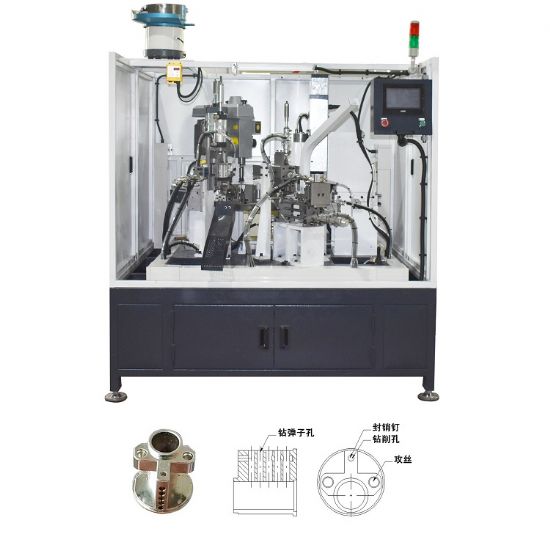 點擊查看詳細信息<br>標題：JZ-15.8E轉(zhuǎn)盤式圓鎖頭組合機 閱讀次數(shù)：1011
