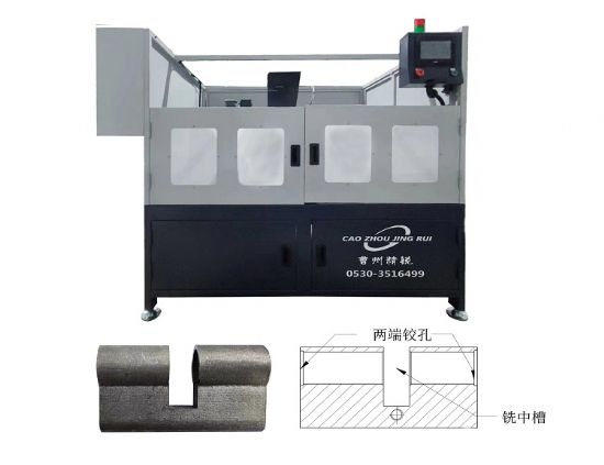 點擊查看詳細信息<br>標(biāo)題：JZ-12.4自動空心棒鎖殼鉸光、銑中槽機 閱讀次數(shù)：1056